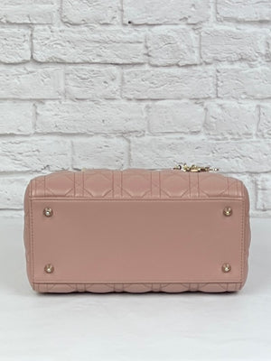 Christian Dior Lady Dior Bag, Medium, Blush