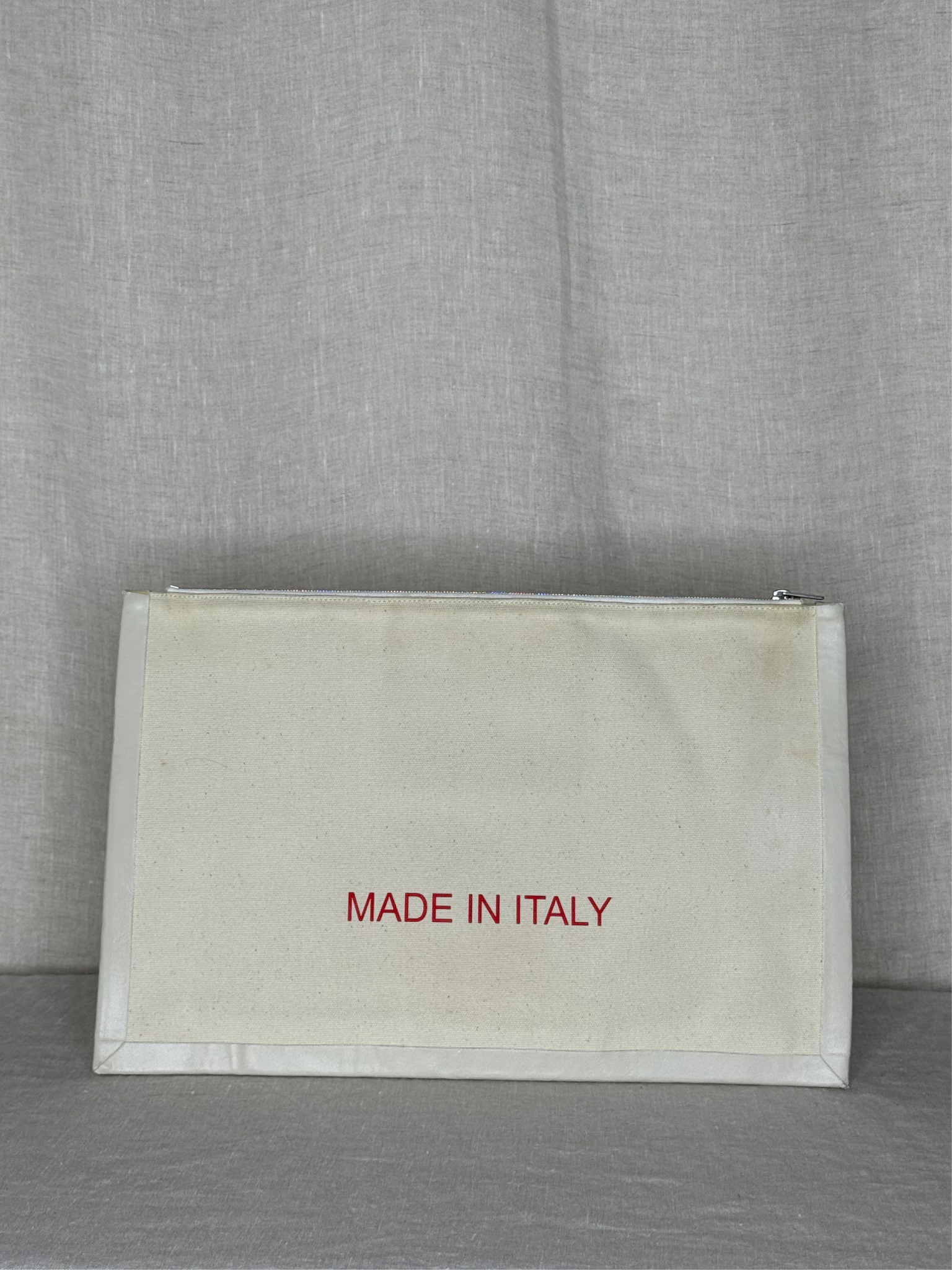 Celine Logo Canvas Large Pochette