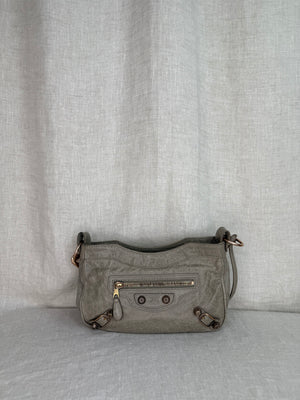 Balenciaga Tan Motocross Crossbody