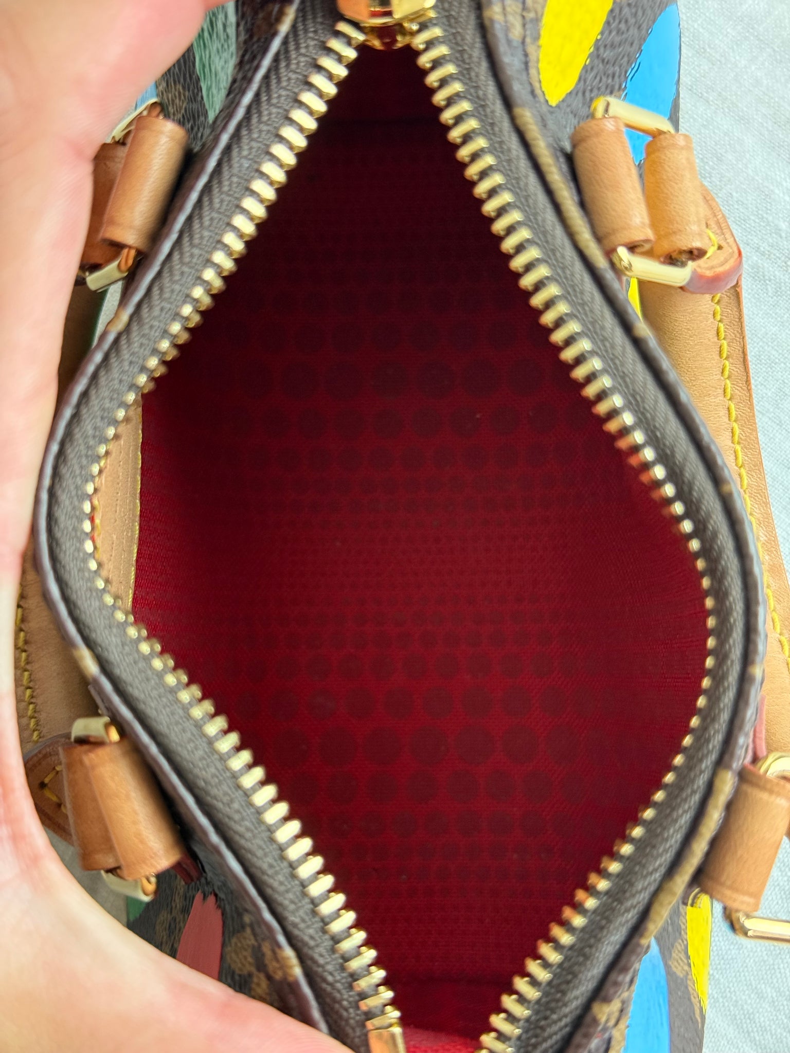 Louis Vuitton X Yayoi Kusama Mini Speedy 2023