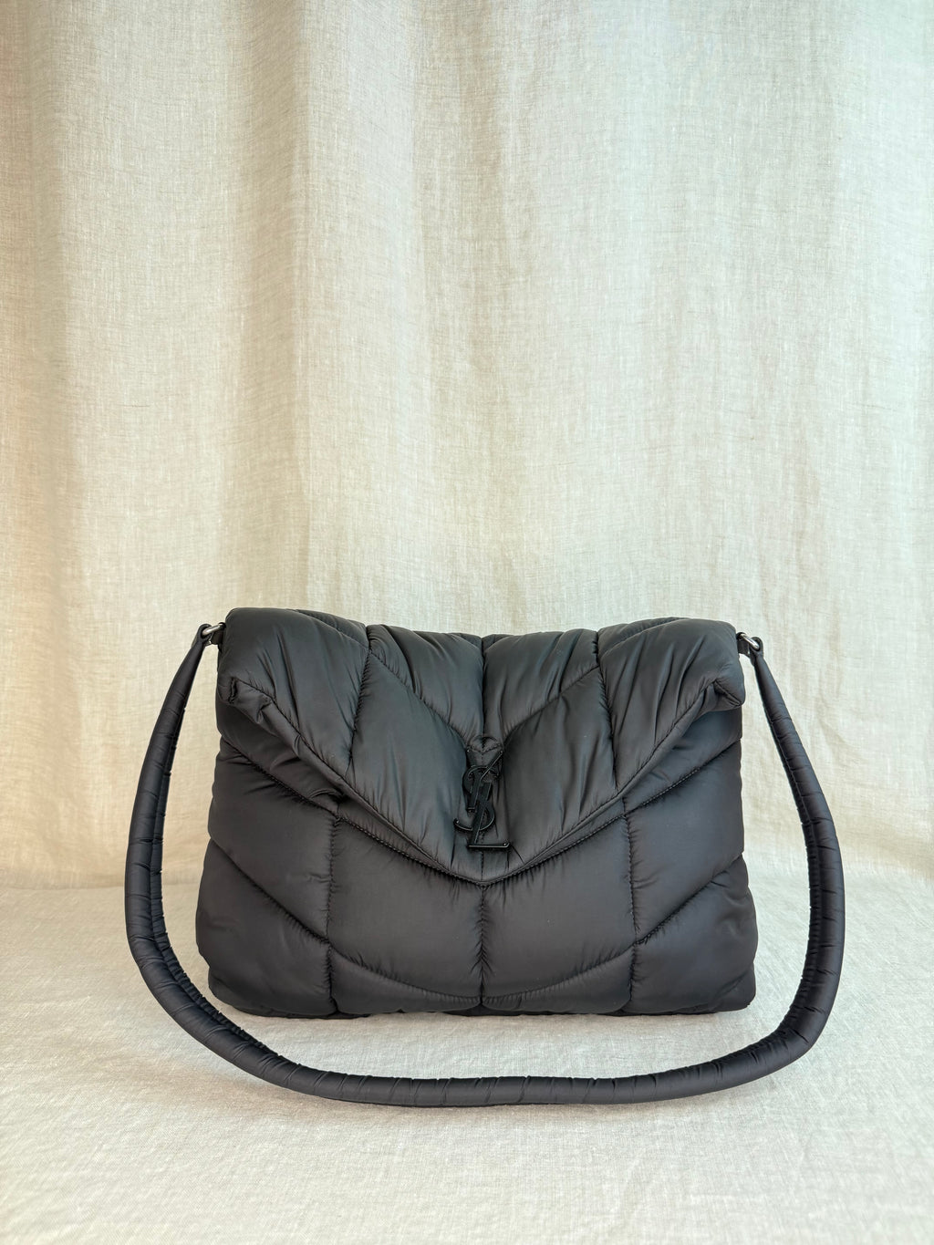 YSL Medium Nylon Puffer Shoulder Bag