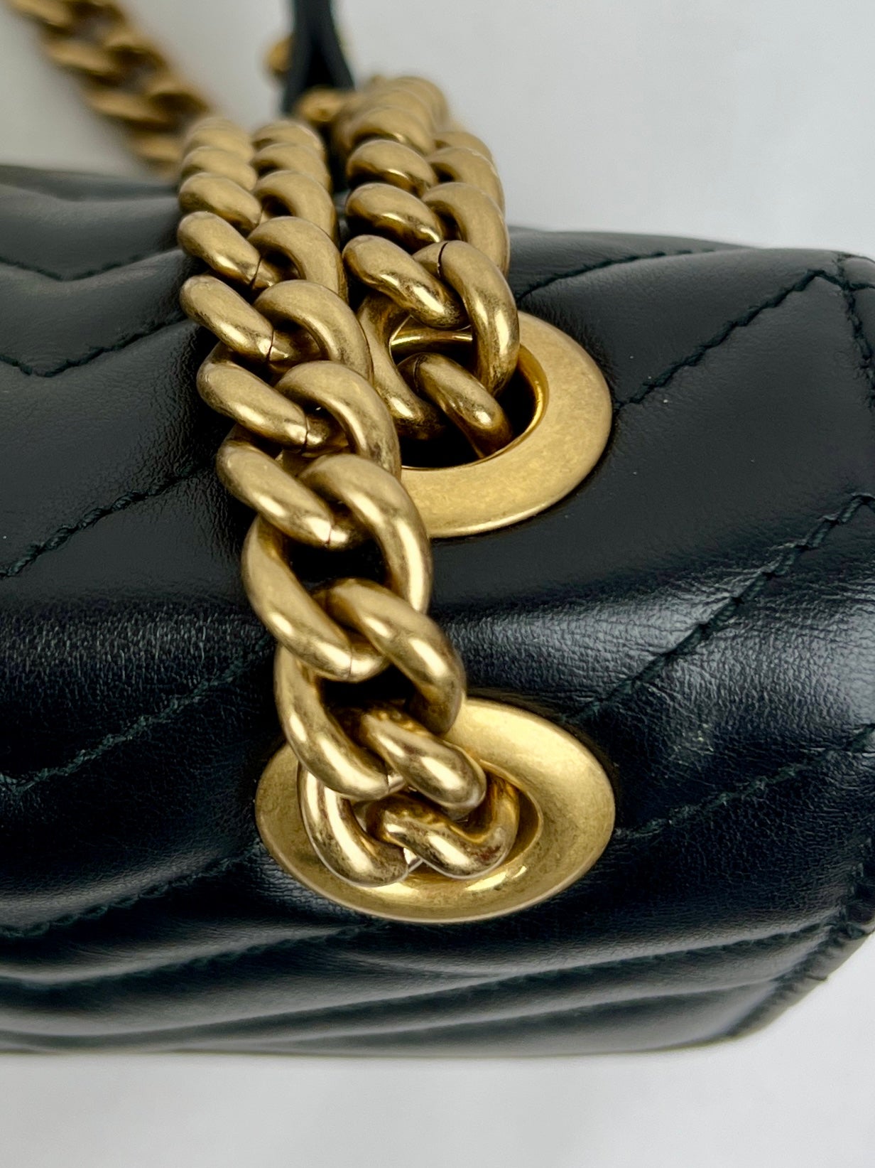 GG Small Marmont Bag, Black