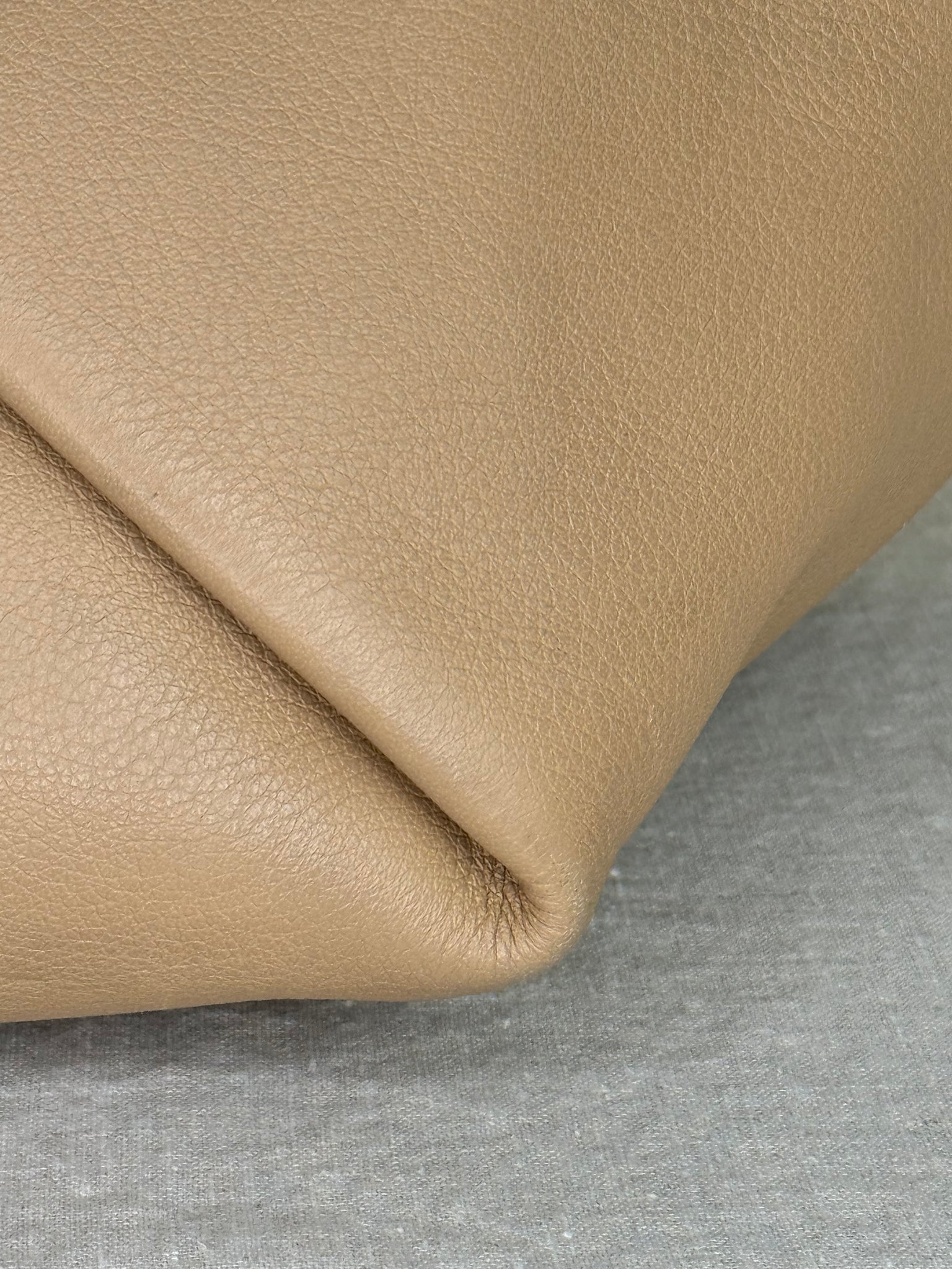 Mansur Gavriel Mini Tulipano Bag in Nocciola Calfskin Leather
