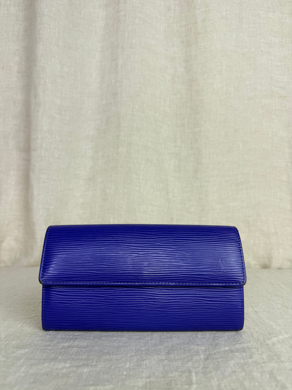 Louis Vuitton Sarah Purple Epi Leather Wallet