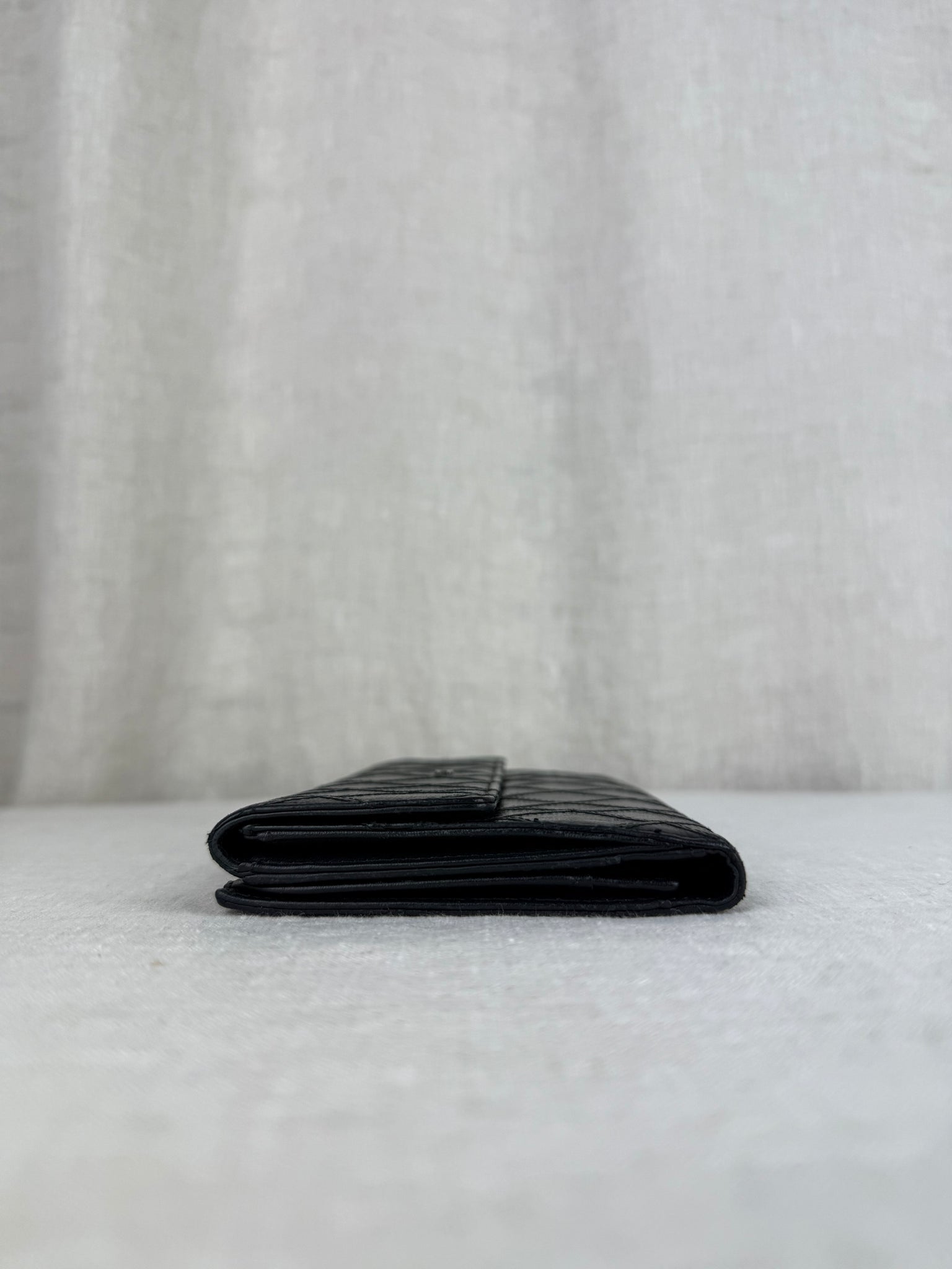 Chanel Black Quilted Wallet