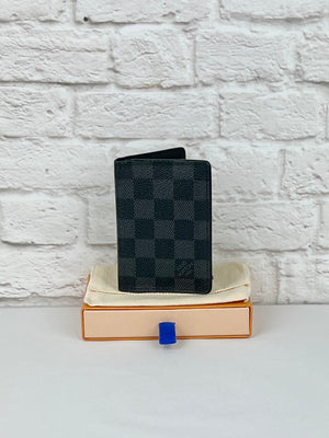 Louis Vuitton Pocket Organizer, Damier Ebene Graphite