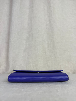 Louis Vuitton Sarah Purple Epi Leather Wallet