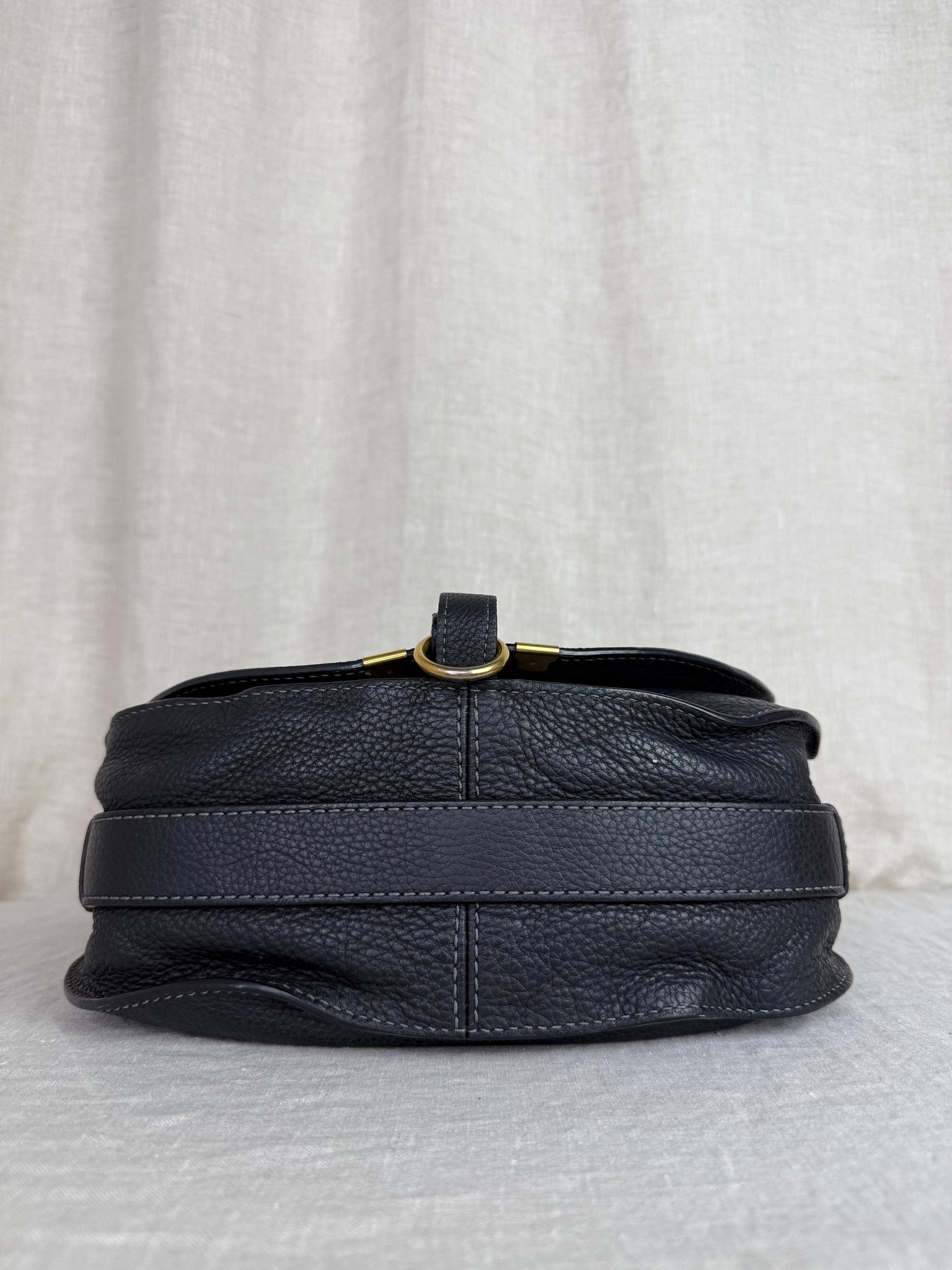 Chloe Black Saddle Bag