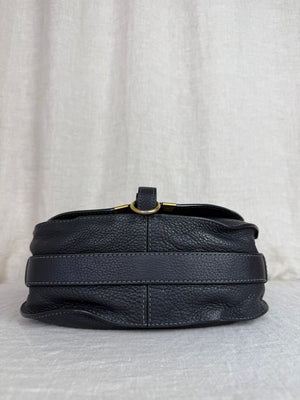 Chloe Black Saddle Bag