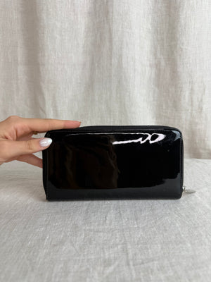 Chanel Patent Zip Wallet