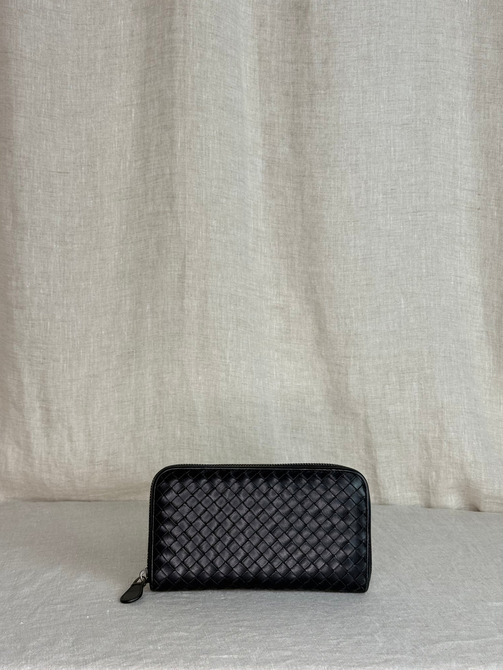 Bottega Veneta Nappa Intrecciato Zip Around Wallet