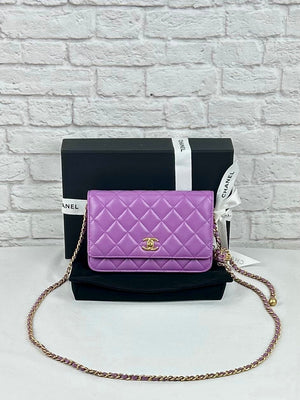 Chanel Pearl Crush Lambskin WOC, Lilac