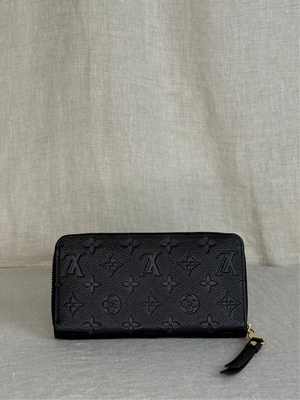 Louis Vuitton Continental Black Empreinte Leather Wallet
