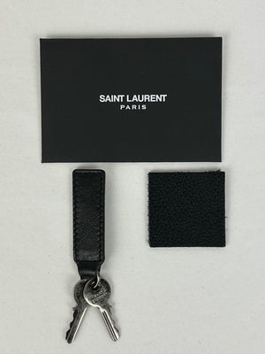 Saint Laurent Small Pebbled Leather Sac De Jour, Black