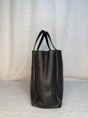 Chanel Diamond Stitched Calfskin Serial Tote