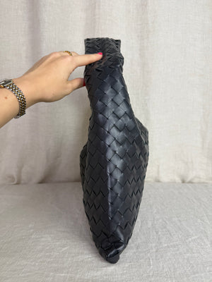 Bottega Veneta Graphite Hop Tote