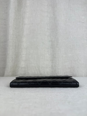 Chanel Black Quilted Wallet