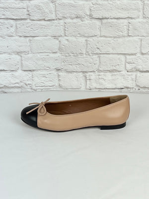 Margaux The Demi Ballet Flats, Tan/Black