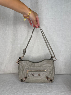 Balenciaga Tan Motocross Crossbody