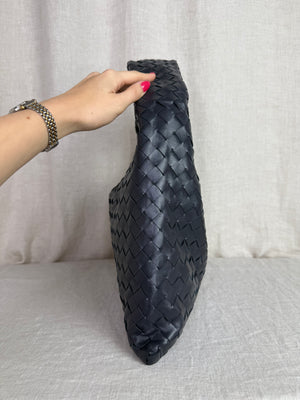 Bottega Veneta Graphite Hop Tote