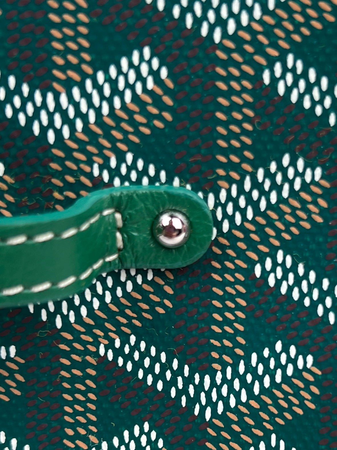 Goyard Goyardine Saigon Souple Mini Bag, NEW, Green