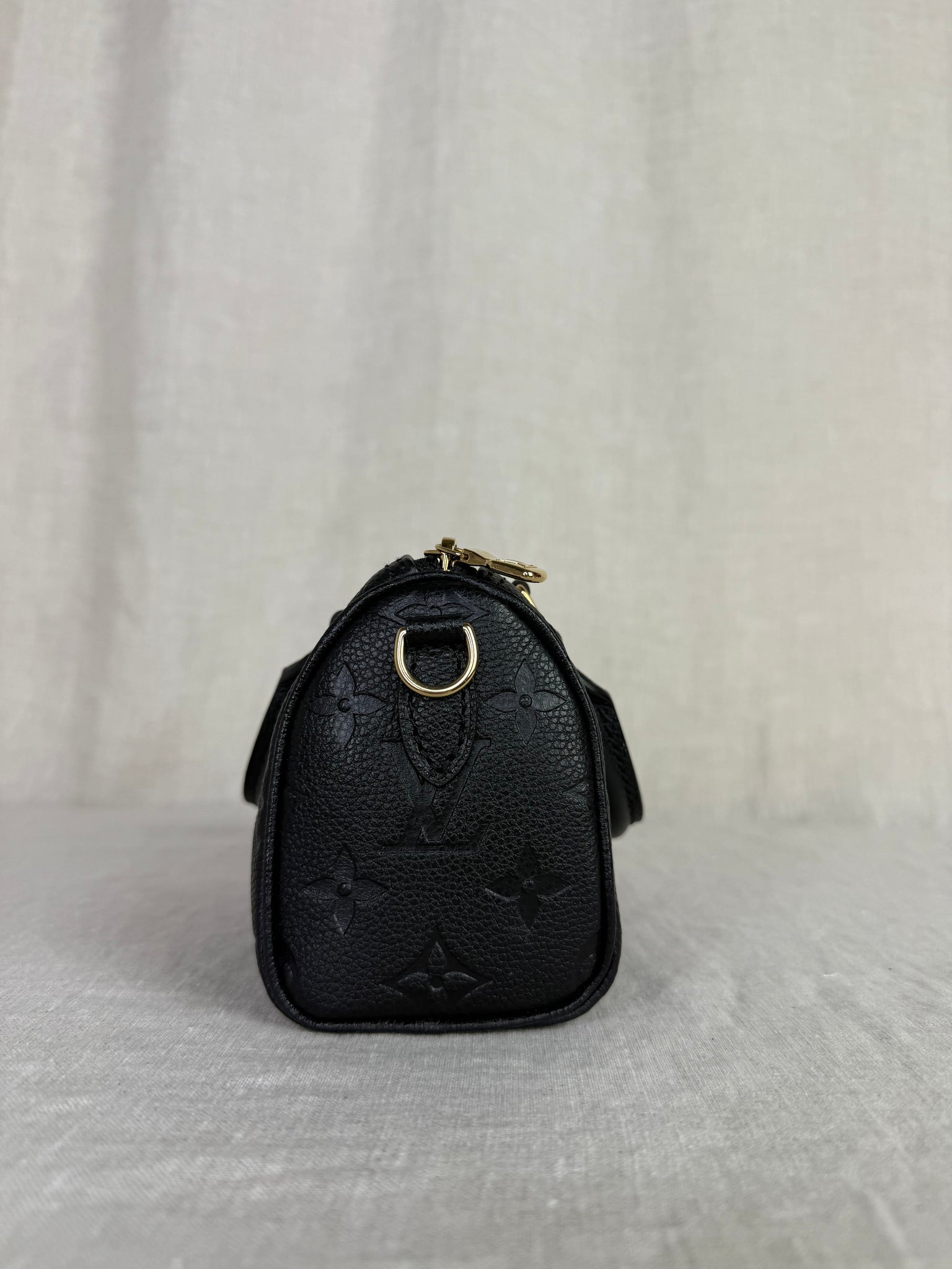 Louis Vuitton Black Nano Speedy Bag