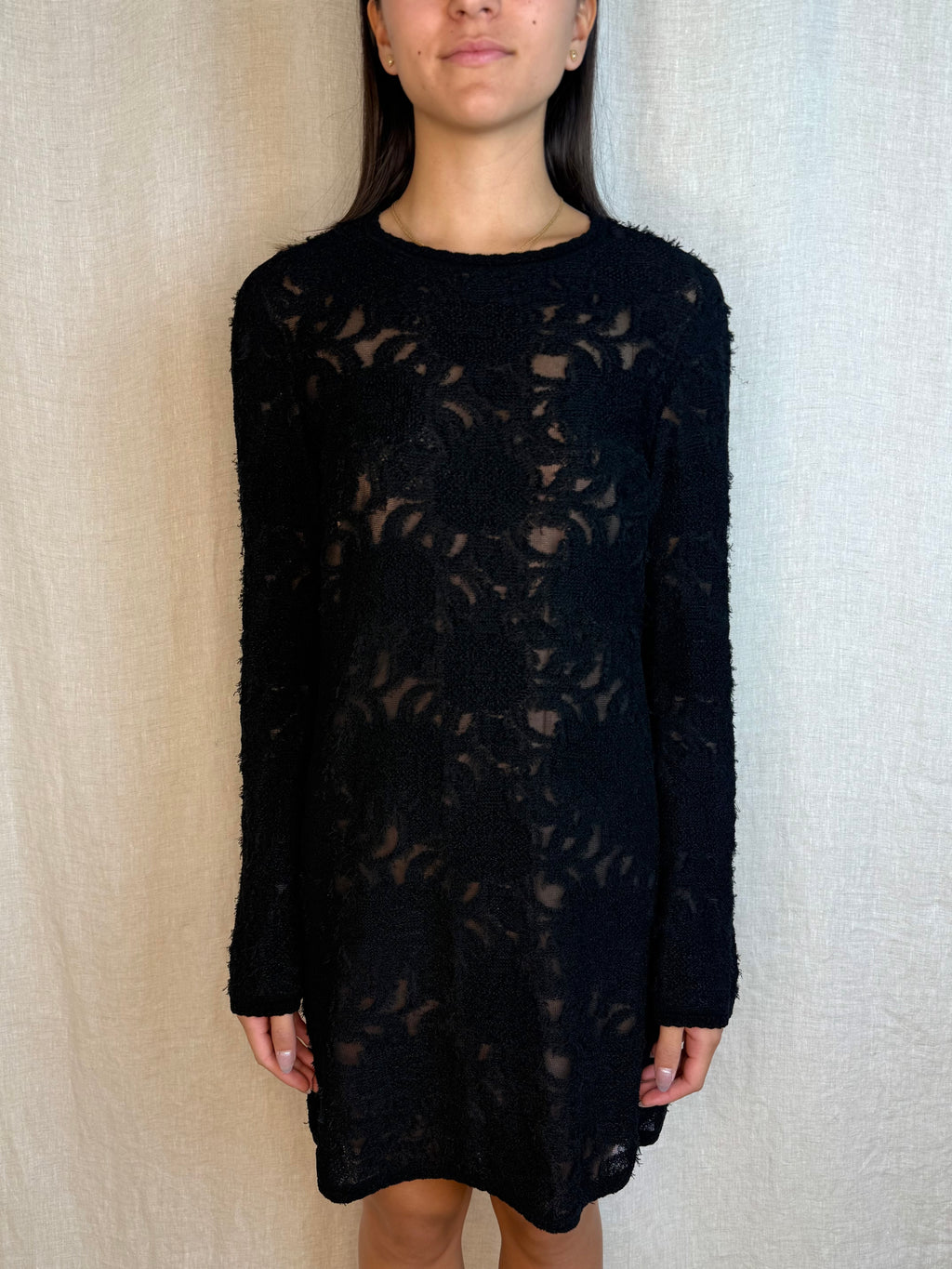 Chanel 2024 Burnout Sweater Dress