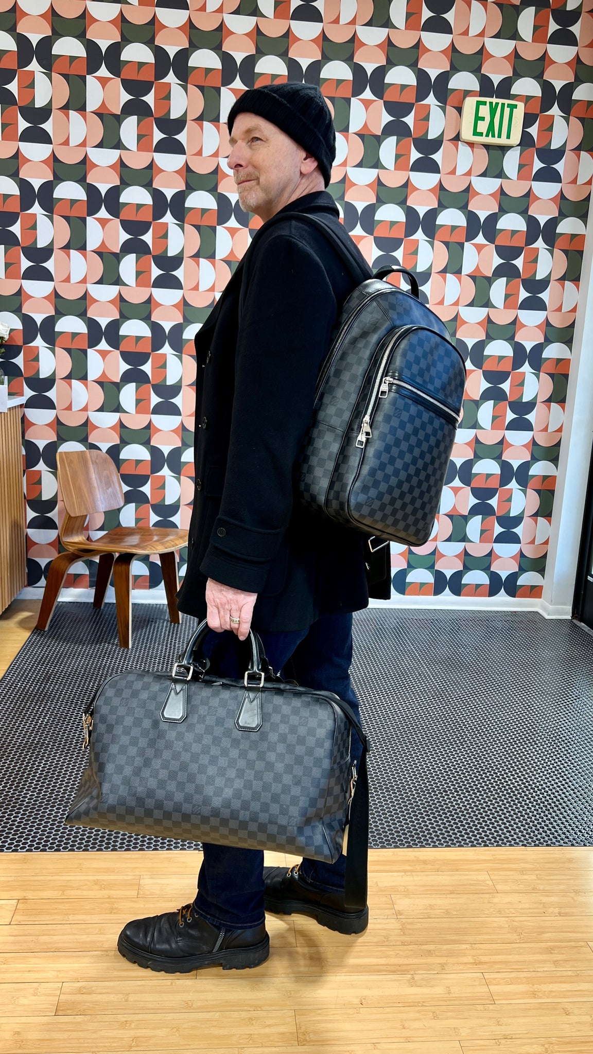 Louis Vuitton Damier Graphite Kendall 50