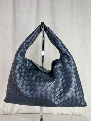 Bottega Veneta Graphite Hop Tote