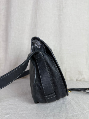 Chloe Black Saddle Bag