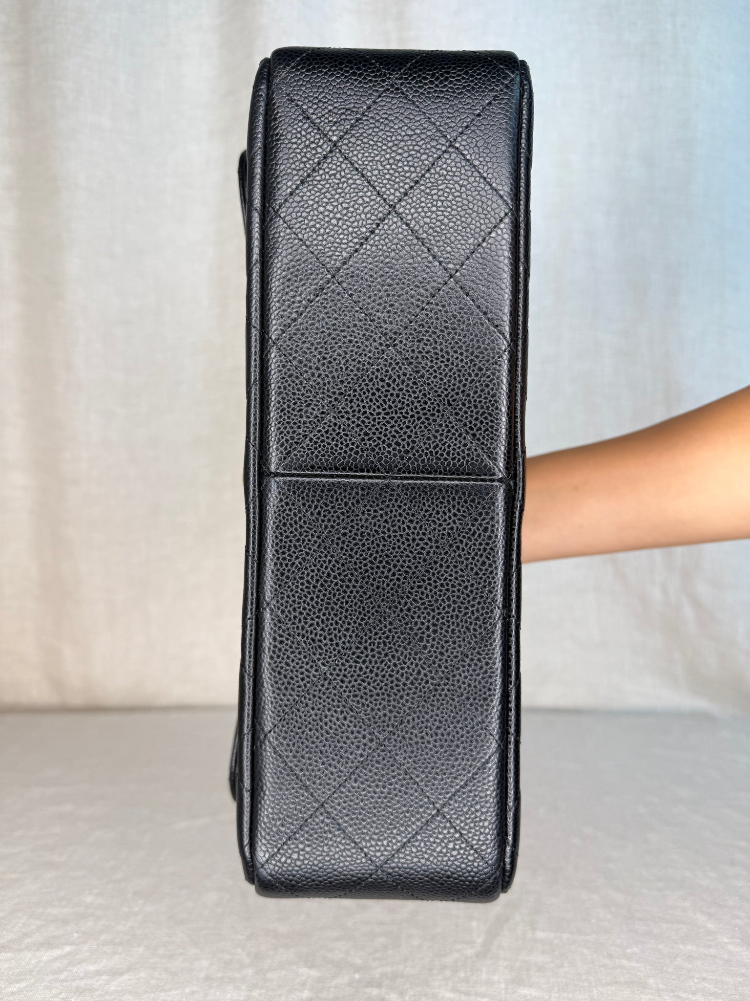 Chanel Jumbo Classic Caviar Double Flap Bag