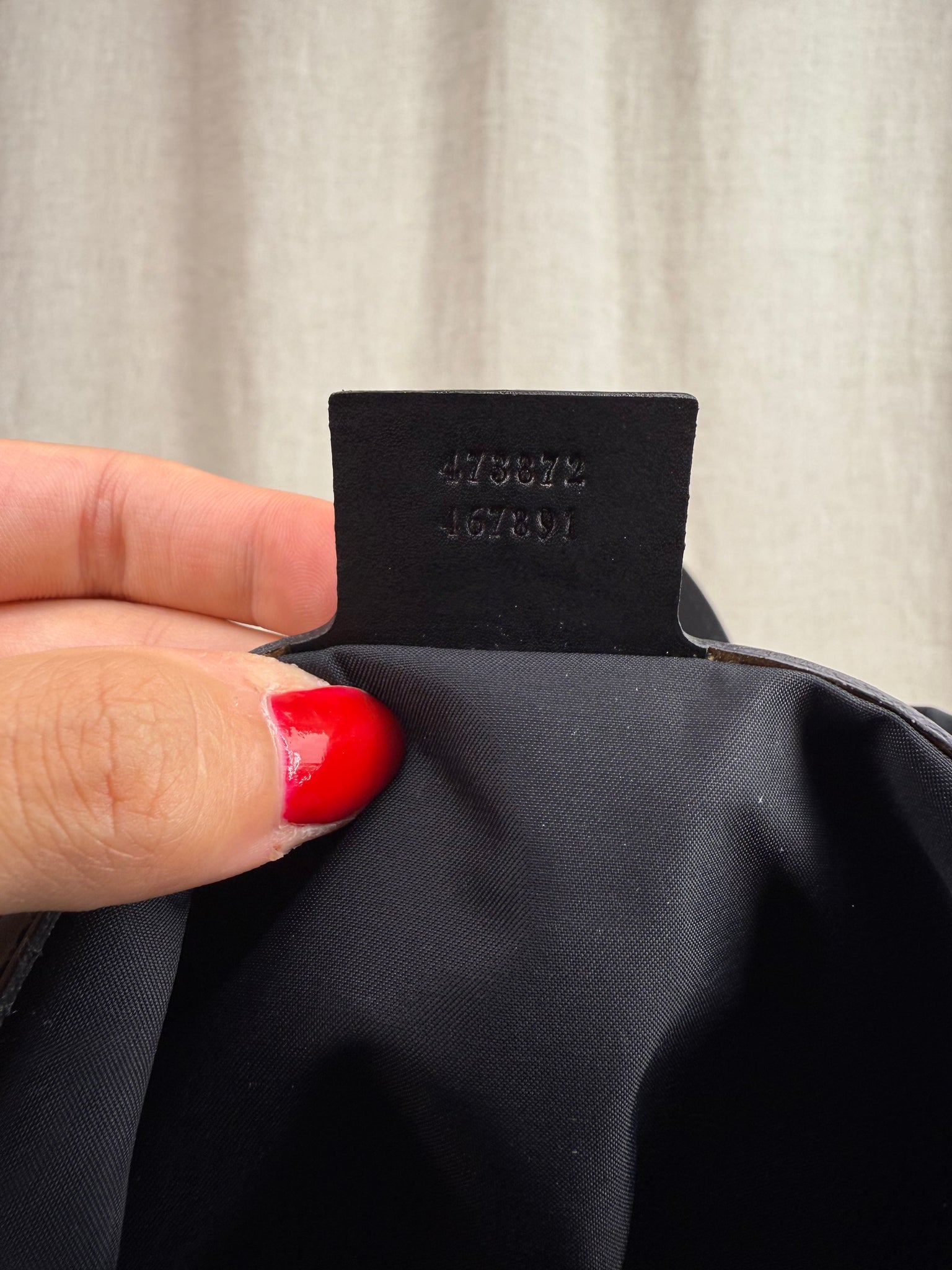 Gucci Black Supreme Coated Canvas Backpack