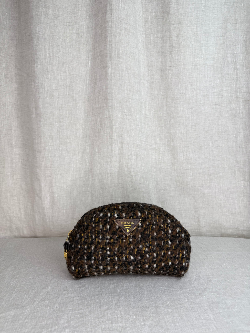 Prada Tweed Clutch