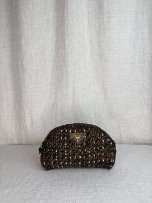 Prada Tweed Clutch