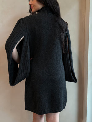 Chanel Cashmere Sweater Dress with Slit Sleeves Spring 2013  Collection