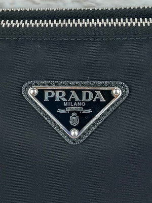 Prada Re-Nylon Messenger Bag, Black