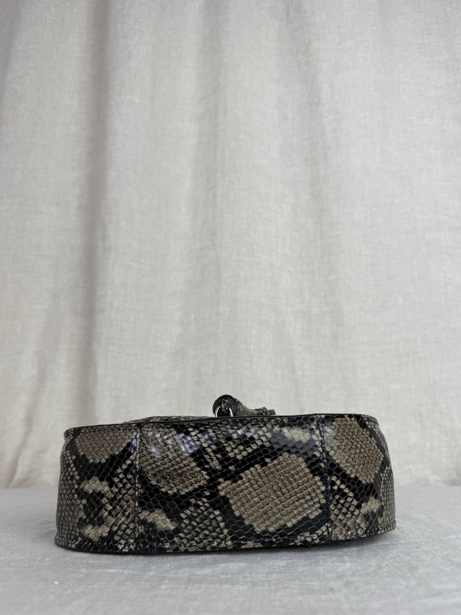 DeMellier Embossed Snakeskin Crossbody Bag