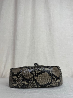 DeMellier Embossed Snakeskin Crossbody Bag