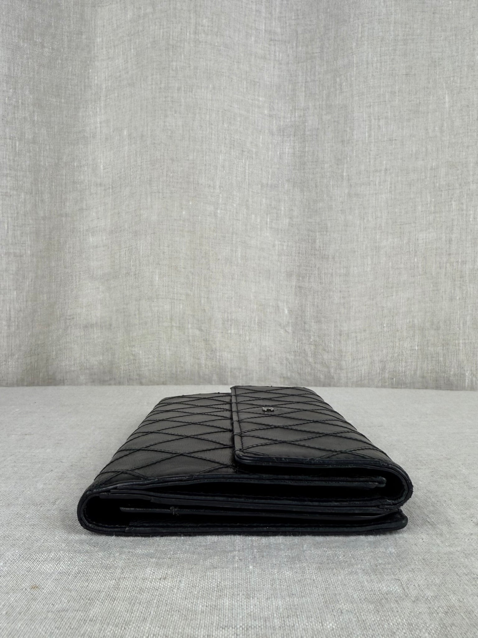 Chanel Black Quilted Wallet