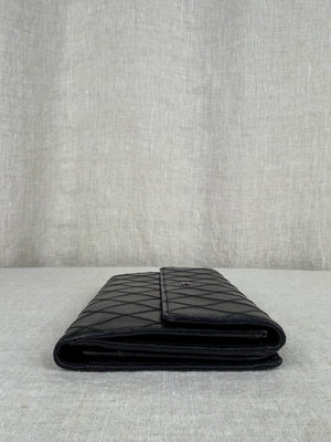 Chanel Black Quilted Wallet