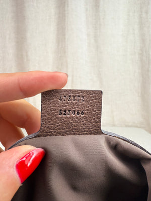 Gucci Brown Supreme Coated Canvas Backpack