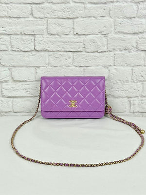 Chanel Pearl Crush Lambskin WOC, Lilac