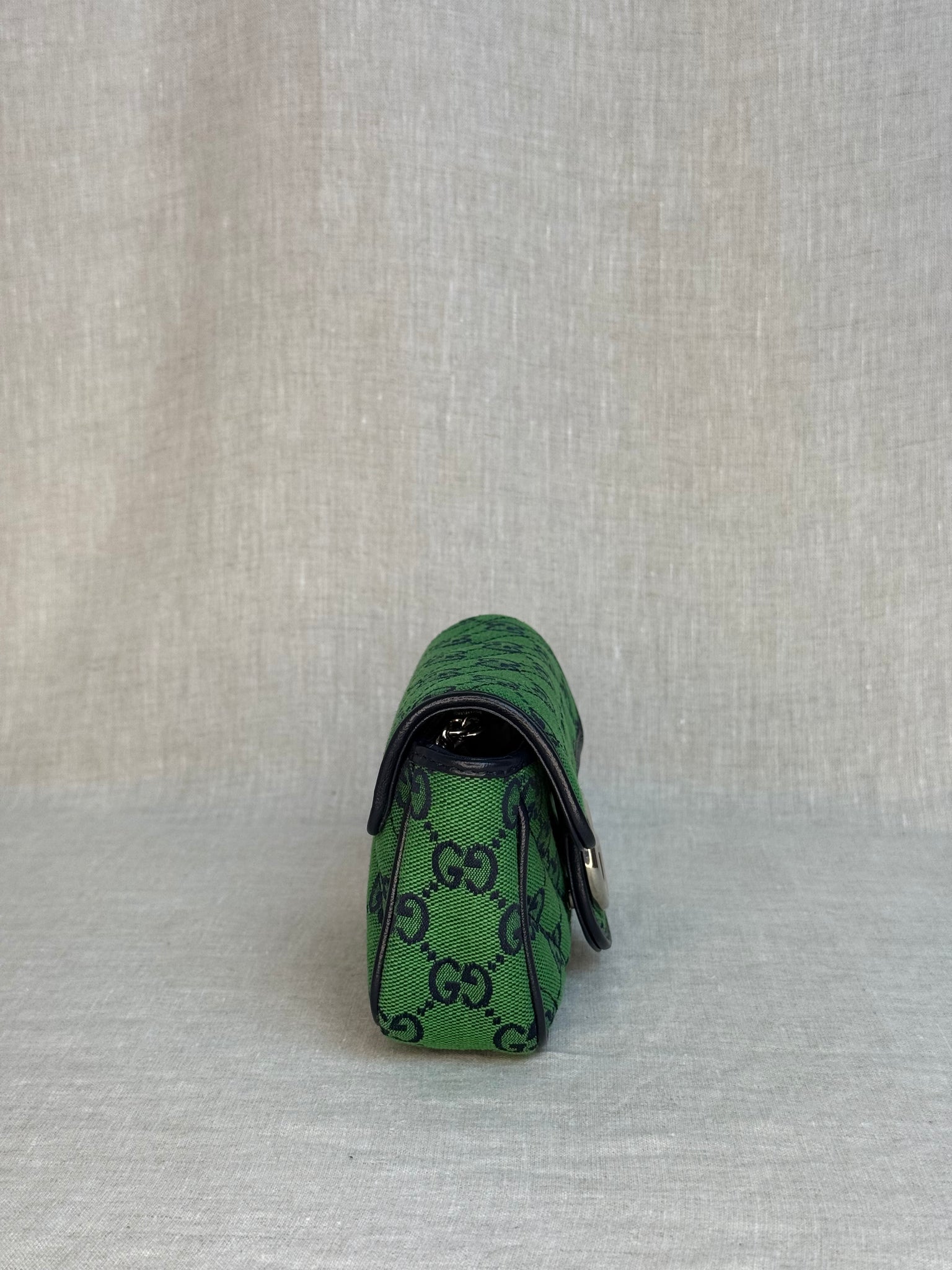 Gucci Green GG Canvas Marmont Bag