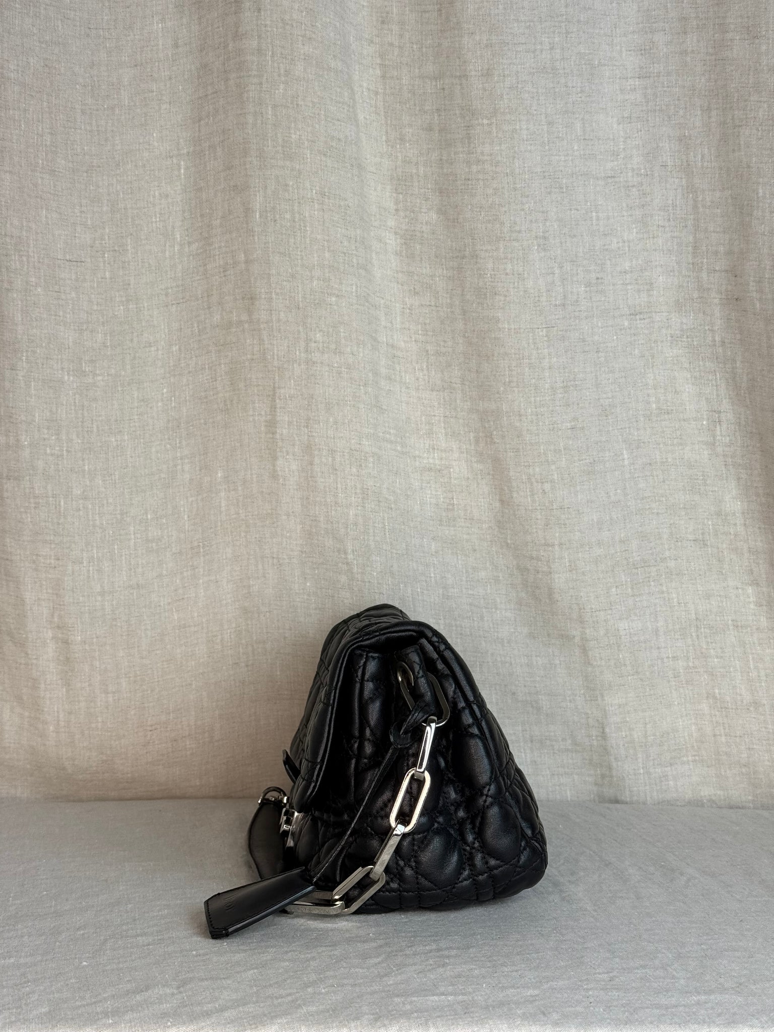 Dior Lambskin Cannage Medium Miss Dior Flap
