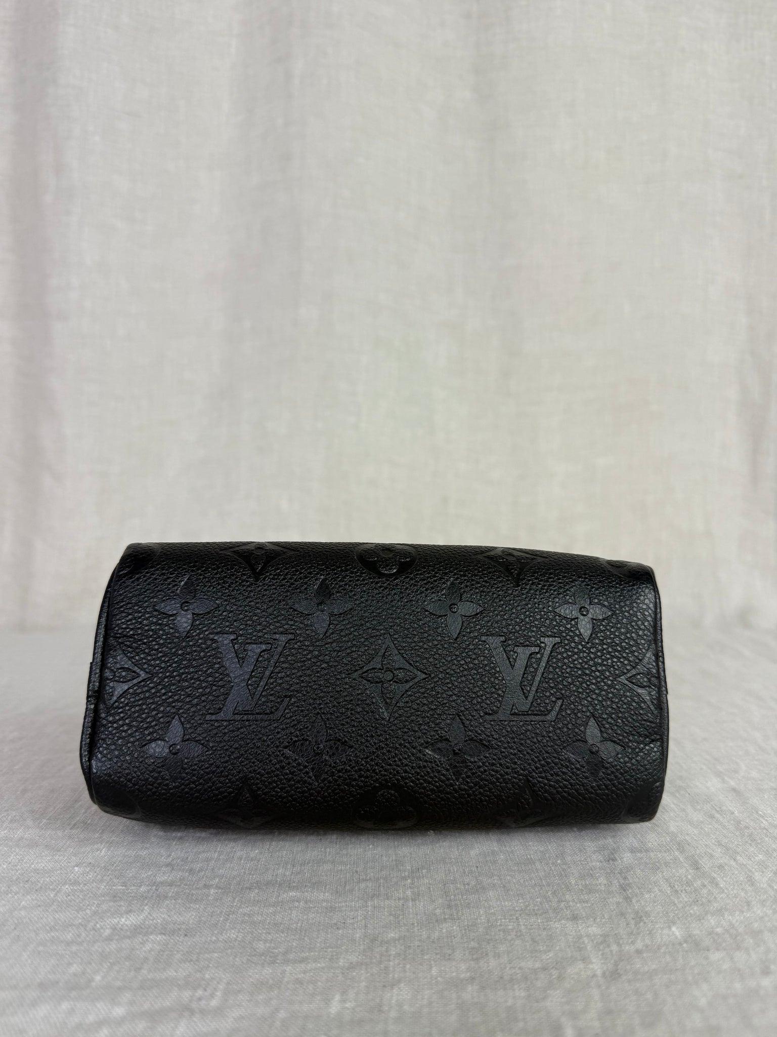 Louis Vuitton Black Nano Speedy Bag