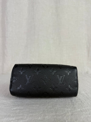 Louis Vuitton Black Nano Speedy Bag