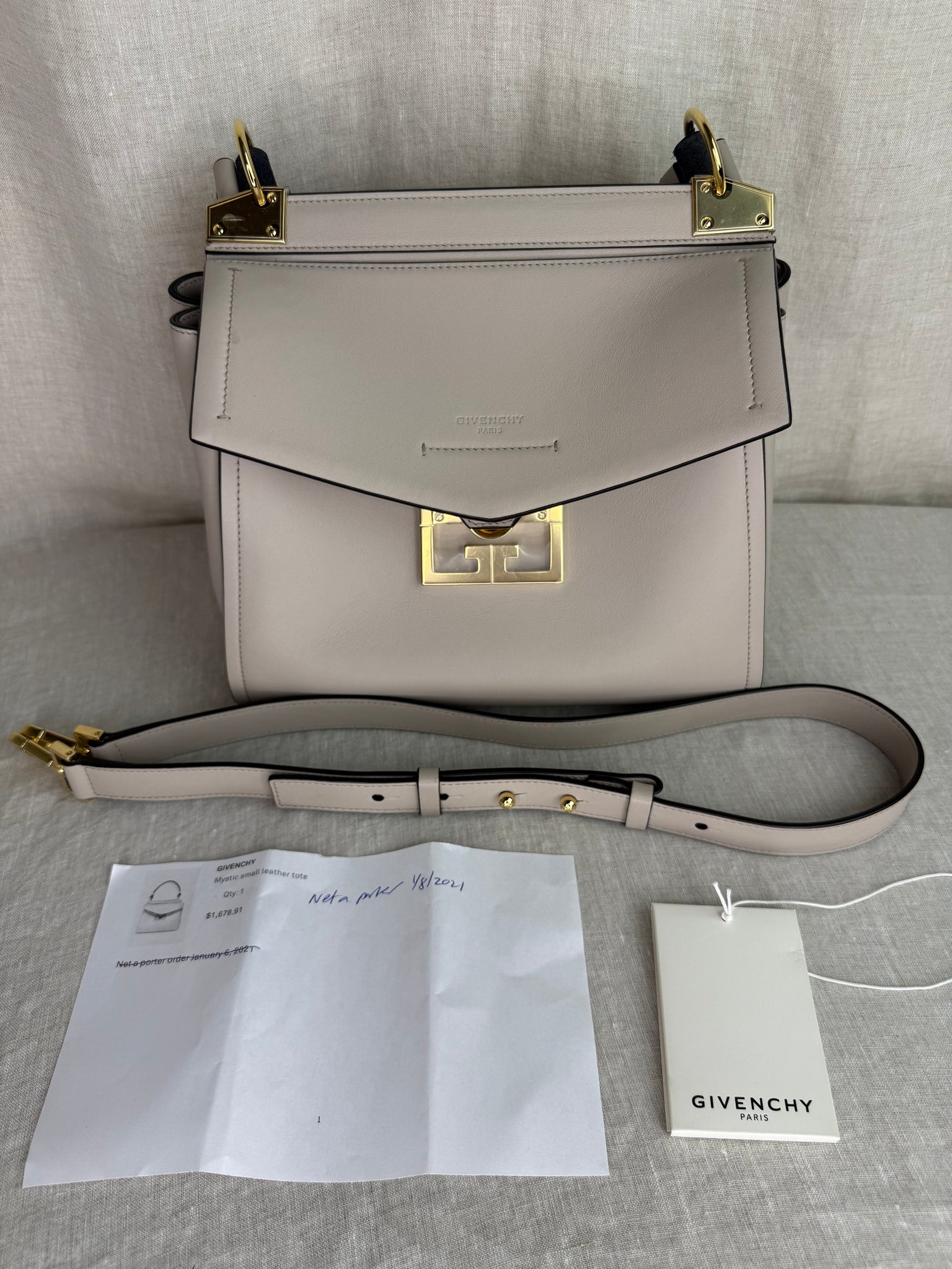 Givenchy Mystic Tan Top Handle Bag