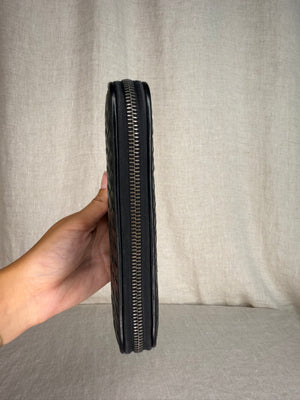 Bottega Veneta Nappa Intrecciato Zip Around Wallet