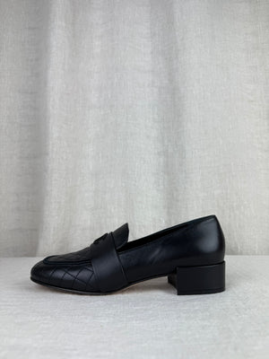 Chanel Black Loafers Size 38