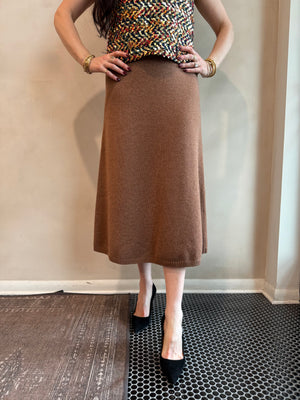 Chanel Cashmere A-Line Skirt 2013 Spring Collection